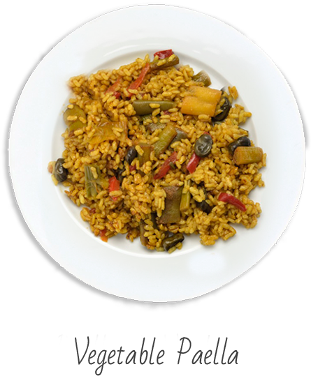 Paella De Verdura - Paella (468x569), Png Download