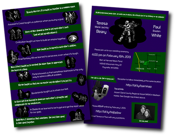 Beary-white Wedding Invitations - Flyer (572x444), Png Download