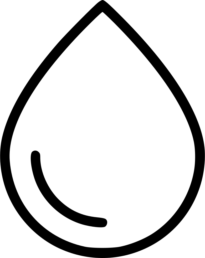 Drop Water Blood Rain Humidity Waterproof Comments - Blood Drop Line Drawing (780x980), Png Download