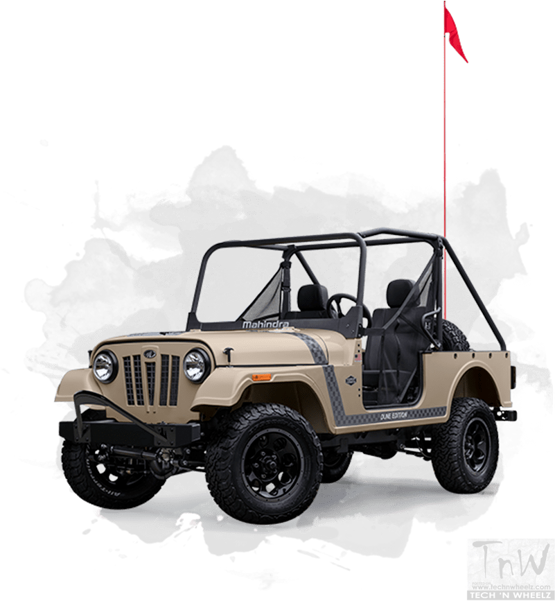 Mahindra Thar Inspired Roxor Off-road Only Suv Unveiled - Mahindra Roxor Dune Edition (800x884), Png Download