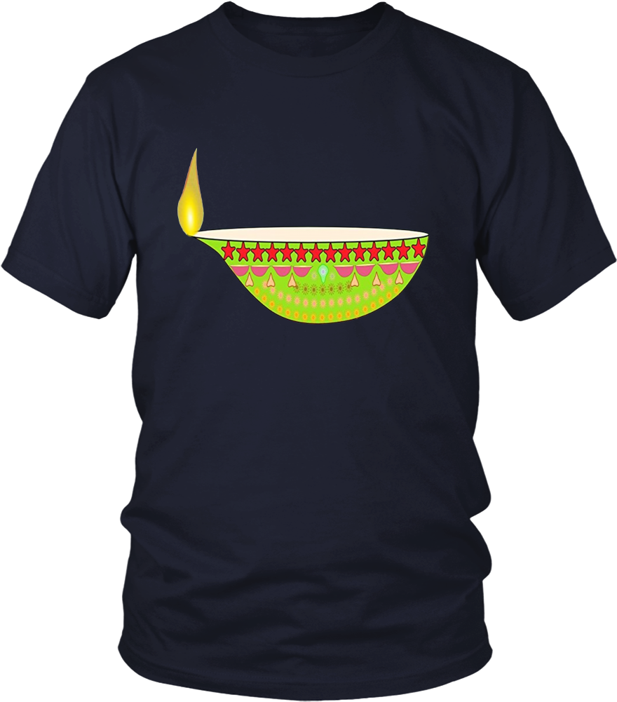 Diwali Diya Oil Lamp T-shirt - Larry Bernandez T Shirt (1000x1000), Png Download