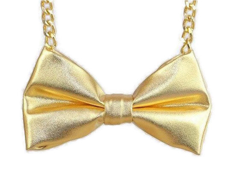 Gold Bow - Satin (800x800), Png Download