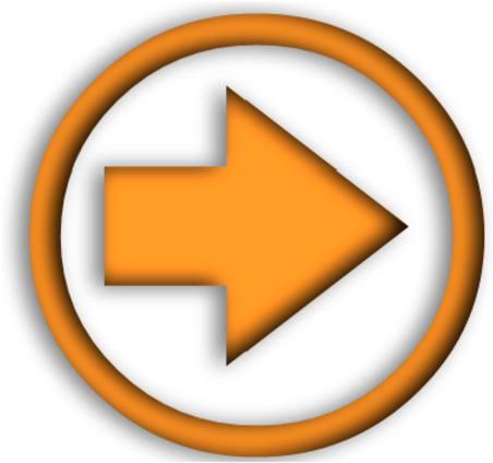 Small Orange Arrow (600x563), Png Download