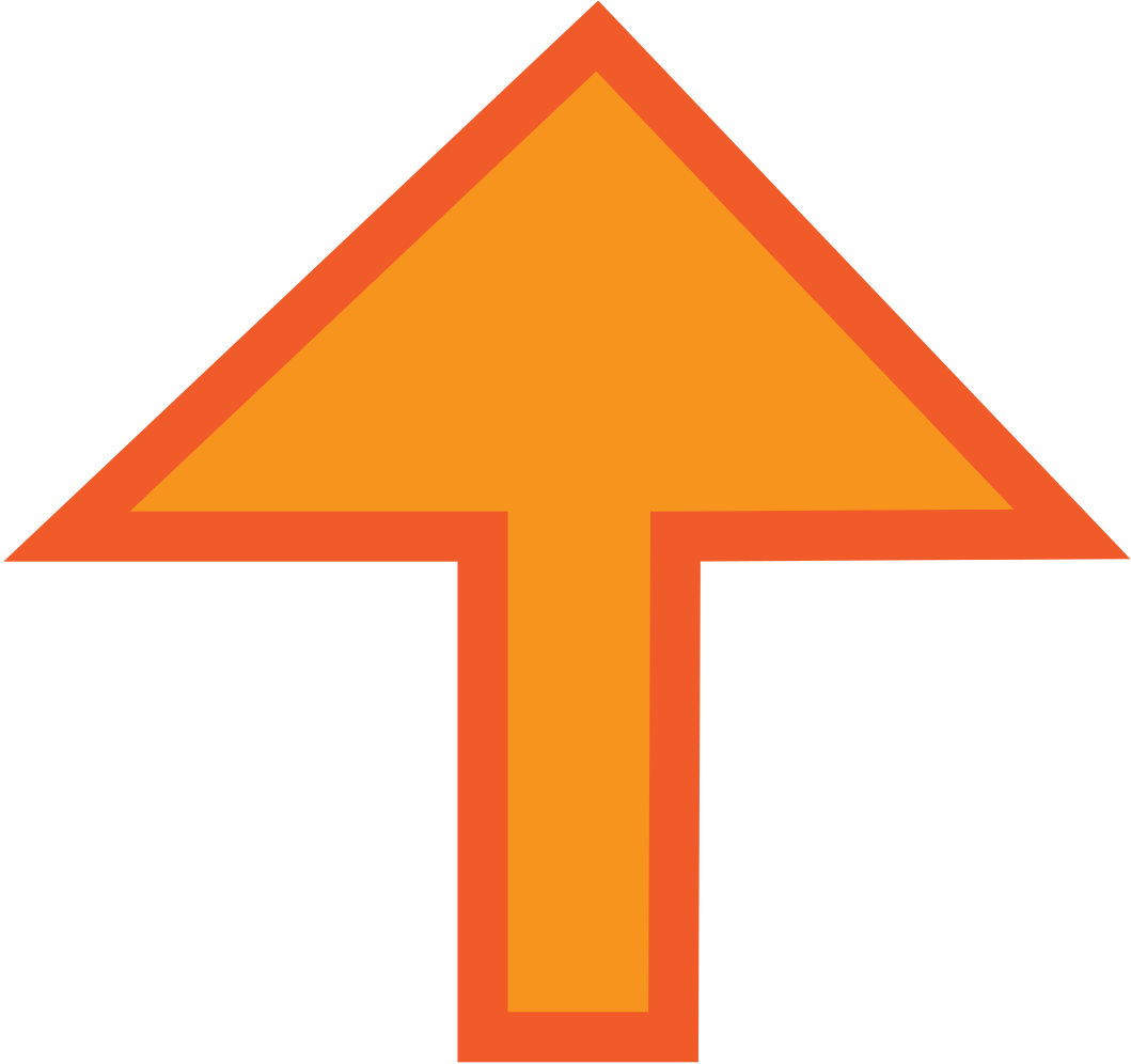 Upwards Arrow - Sign (1059x996), Png Download