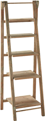 Wooden Staircase - Étagère Échelle (600x600), Png Download