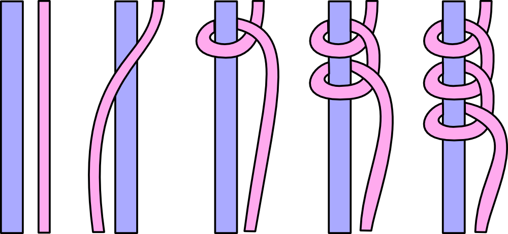 Chinese Staircase Stitch - Chinese Staircase (1000x461), Png Download