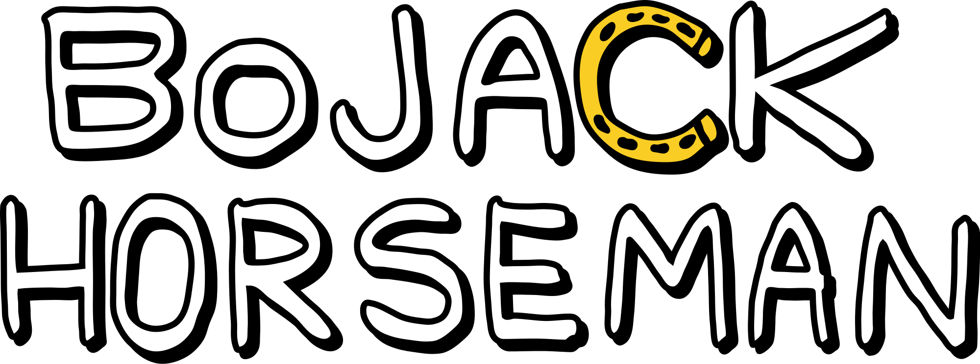 The Bojack Horseman Logo - Bojack Horseman Logo (2000x744), Png Download