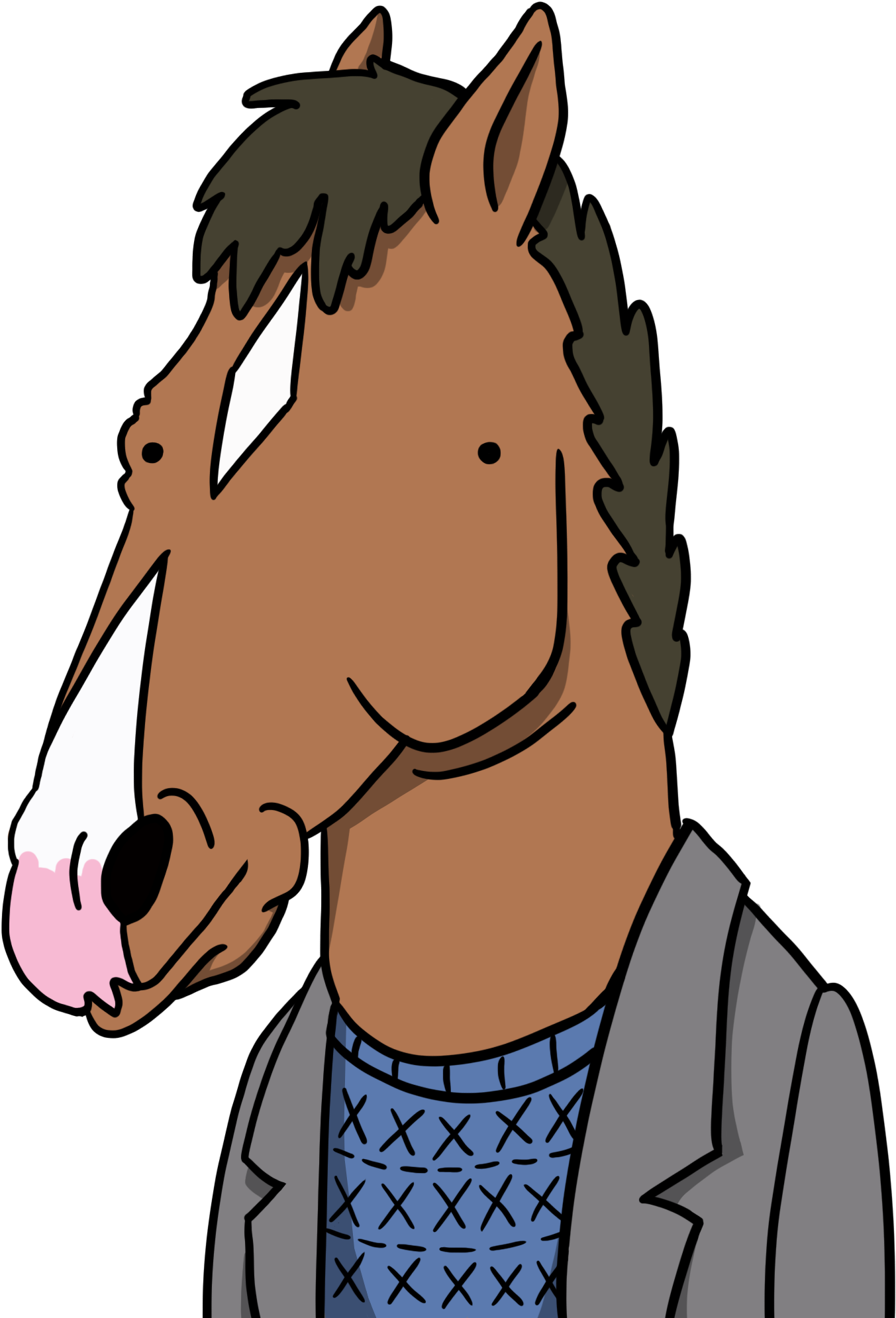 Terracid As Bojack - Todd And Bojack Horseman (2000x2000), Png Download