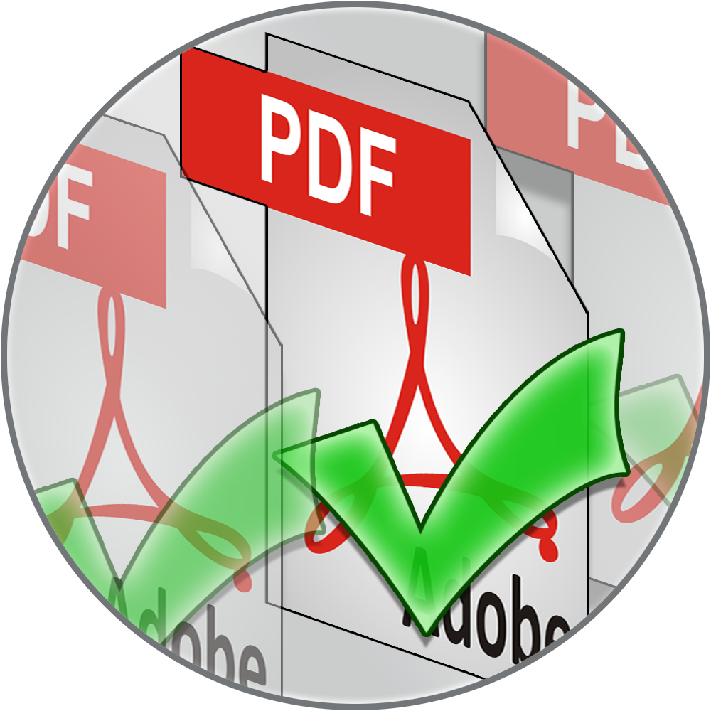 Pdf-check - Graphic Design (1000x1000), Png Download