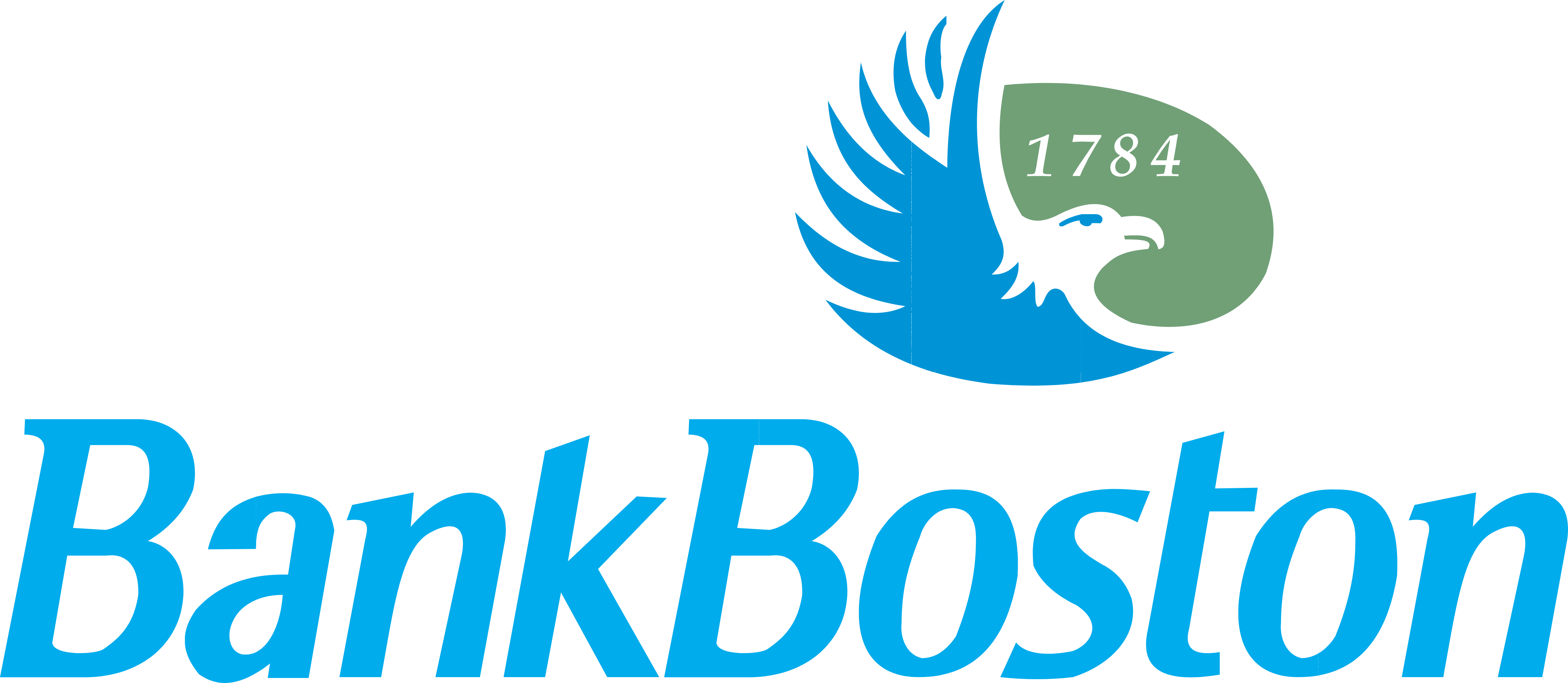 Bank Boston - Logo Bankboston Vector (5000x2178), Png Download