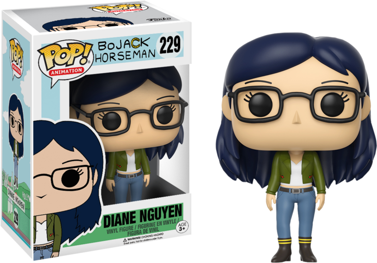 Diane Nguyen Pop Vinyl Figure - Funko Pop Bojack Horseman (768x536), Png Download