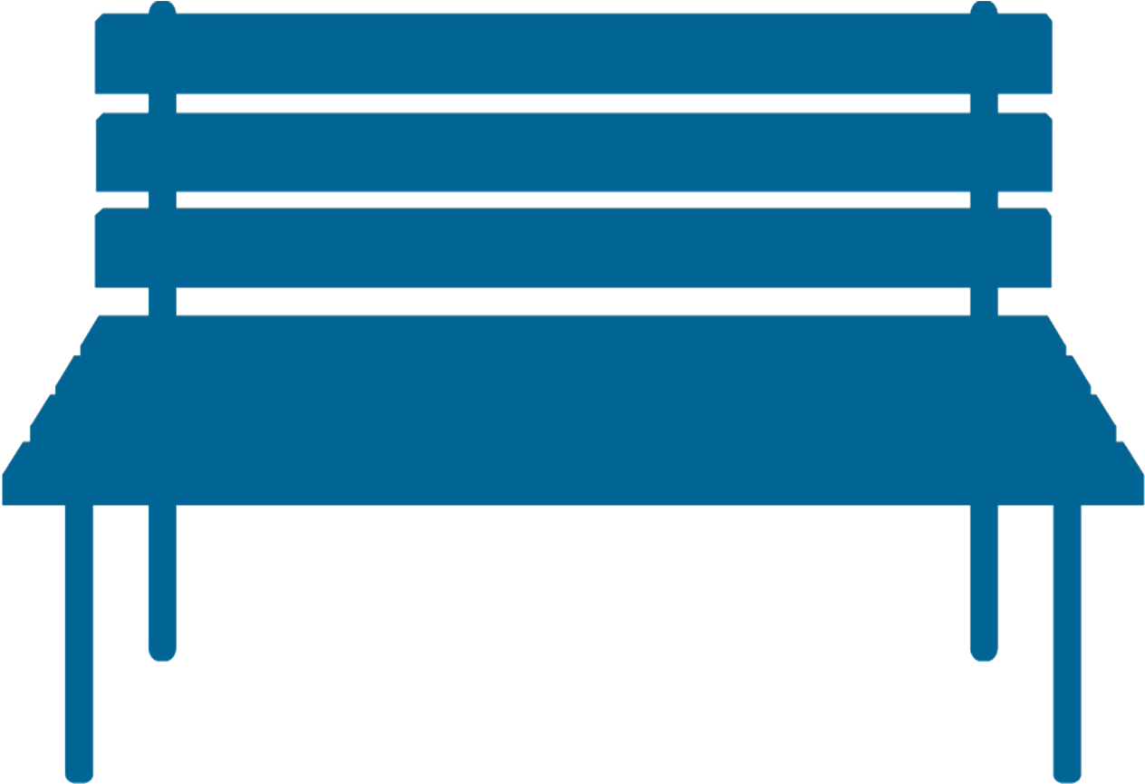 For More Information About Who We Serve, Click Here - Blue Bench (1340x881), Png Download