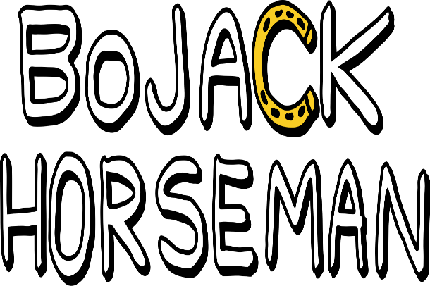 Bojack Horseman Logo (610x406), Png Download