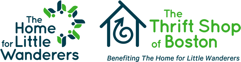 Hflw Thriftshop Lockup - Home For Little Wanderers (800x238), Png Download