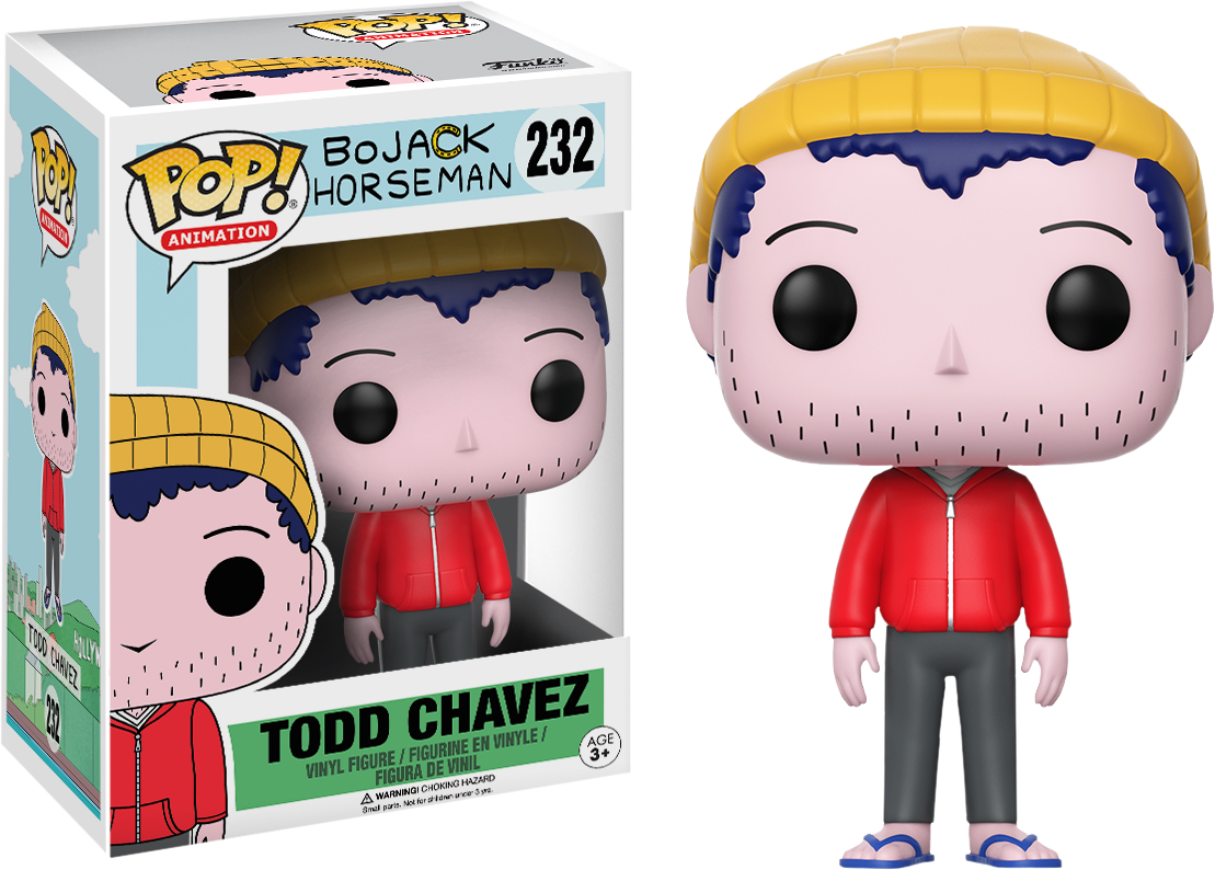Todd Chavez Pop Vinyl Figure - Funko Pop Bojack Horseman (1109x794), Png Download