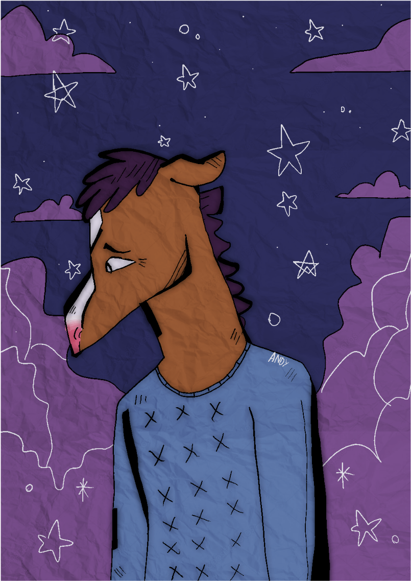 You're Bojack Horseman There's No Cure - Mane (1000x1414), Png Download