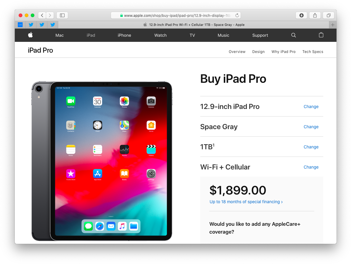 Ipad Pro 2018 Space Grey (1179x890), Png Download