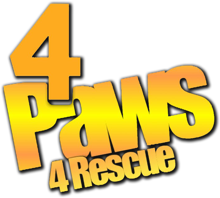4 Paws 4 Rescue 4 Paws 4 Rescue - Paw (720x686), Png Download
