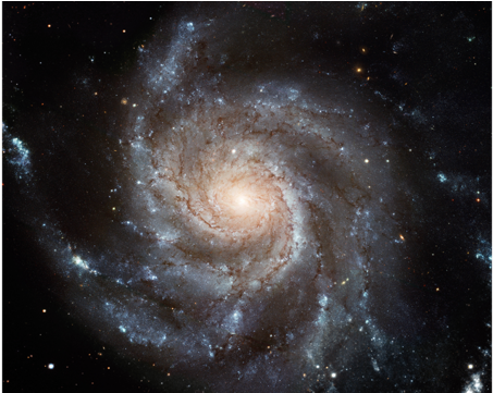 Spiral Galaxy M101 - Spiral Galaxy (640x360), Png Download