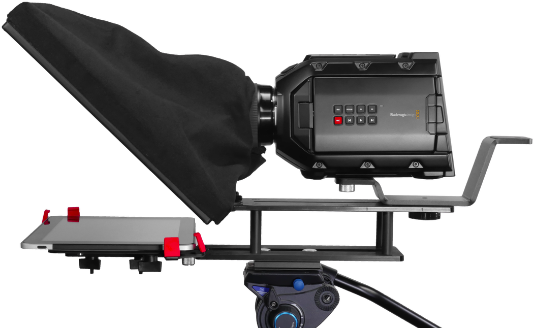Ultralight 12" Ipad Pro Teleprompter - Teleprompter (1280x709), Png Download