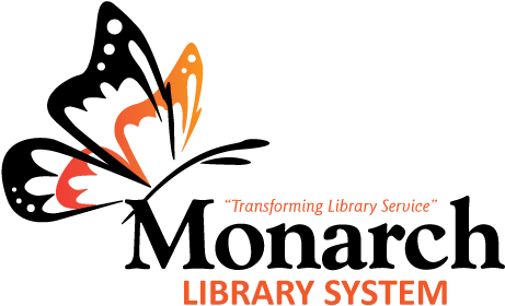 Monarch Library System Logo White Wings - Eastern Shores Library System (792x612), Png Download