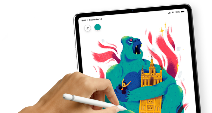 Take A Look At This Beautiful New Ipad Pro Concept - Ipad Pro 2018 (798x396), Png Download