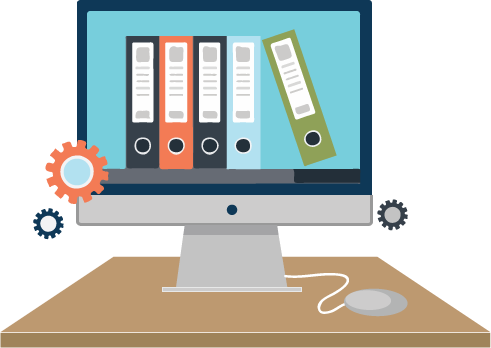 Sysway About Us - Library Management Logo Png (491x348), Png Download