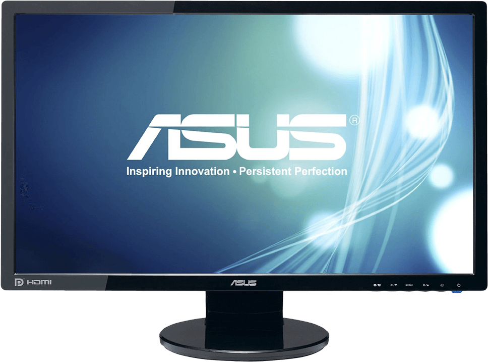 Asus Ve248h 24" Widescreen Monitor - Full Hd Pc Monitor (1000x1000), Png Download