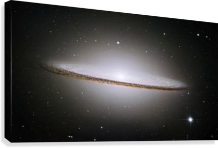 The Majestic Sombrero Galaxy Messier - Sombrero Galaxy (429x291), Png Download