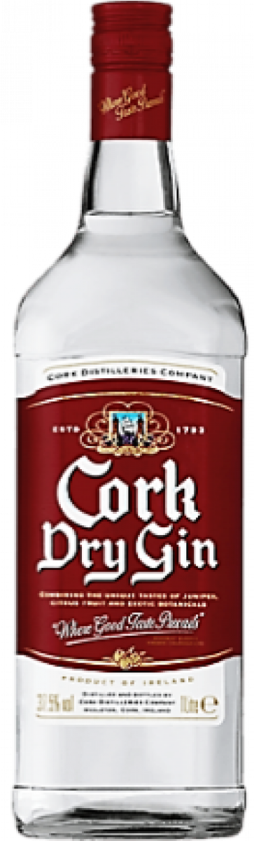 Cork Dry Gin 70cl - Cork Dry Gin 1l (1200x1200), Png Download