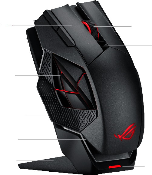 Asus Rog Spatha Mouse (895x640), Png Download