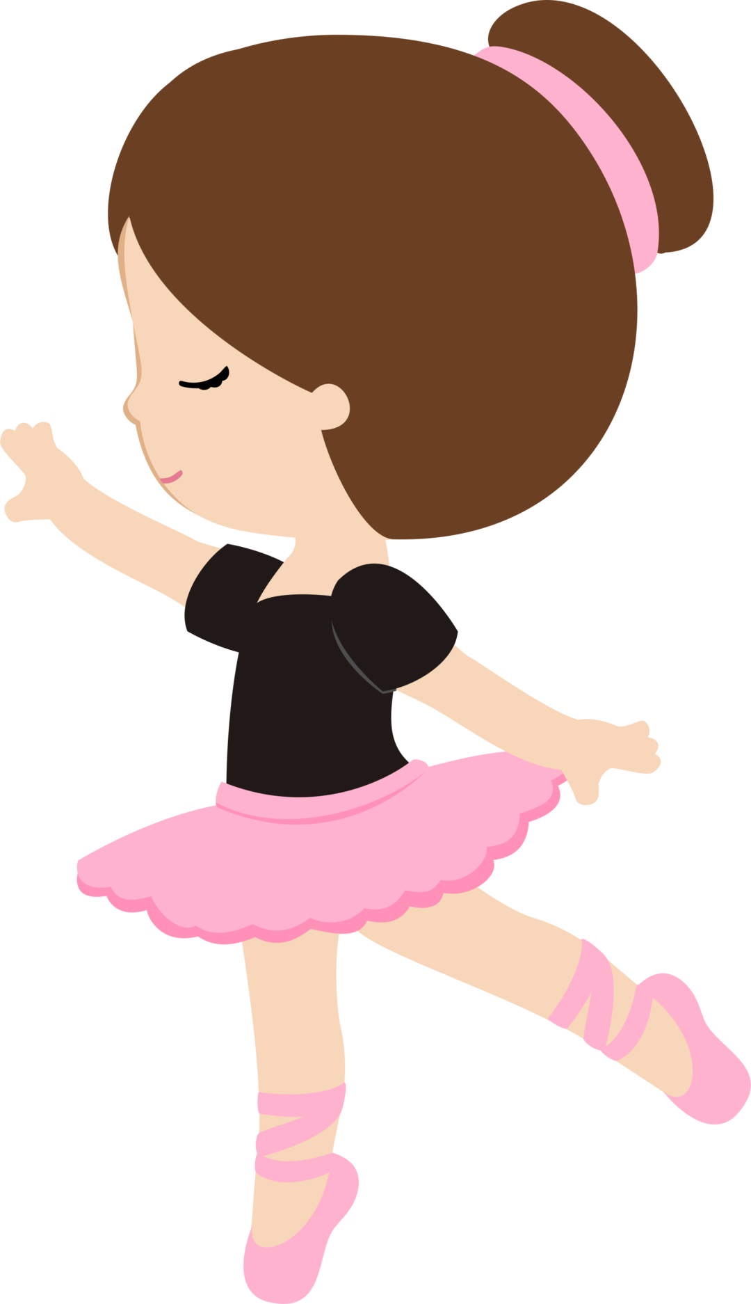 Pin By Marina ♥♥♥ On Bailarinas - Bailarina De Ballet Dibujo (1080x1874), Png Download