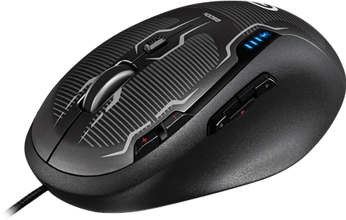 Gaming Mouse Buyer's Guide - Logitech G500s Laser Gaming Mouse With Adjustable Weight (521x342), Png Download