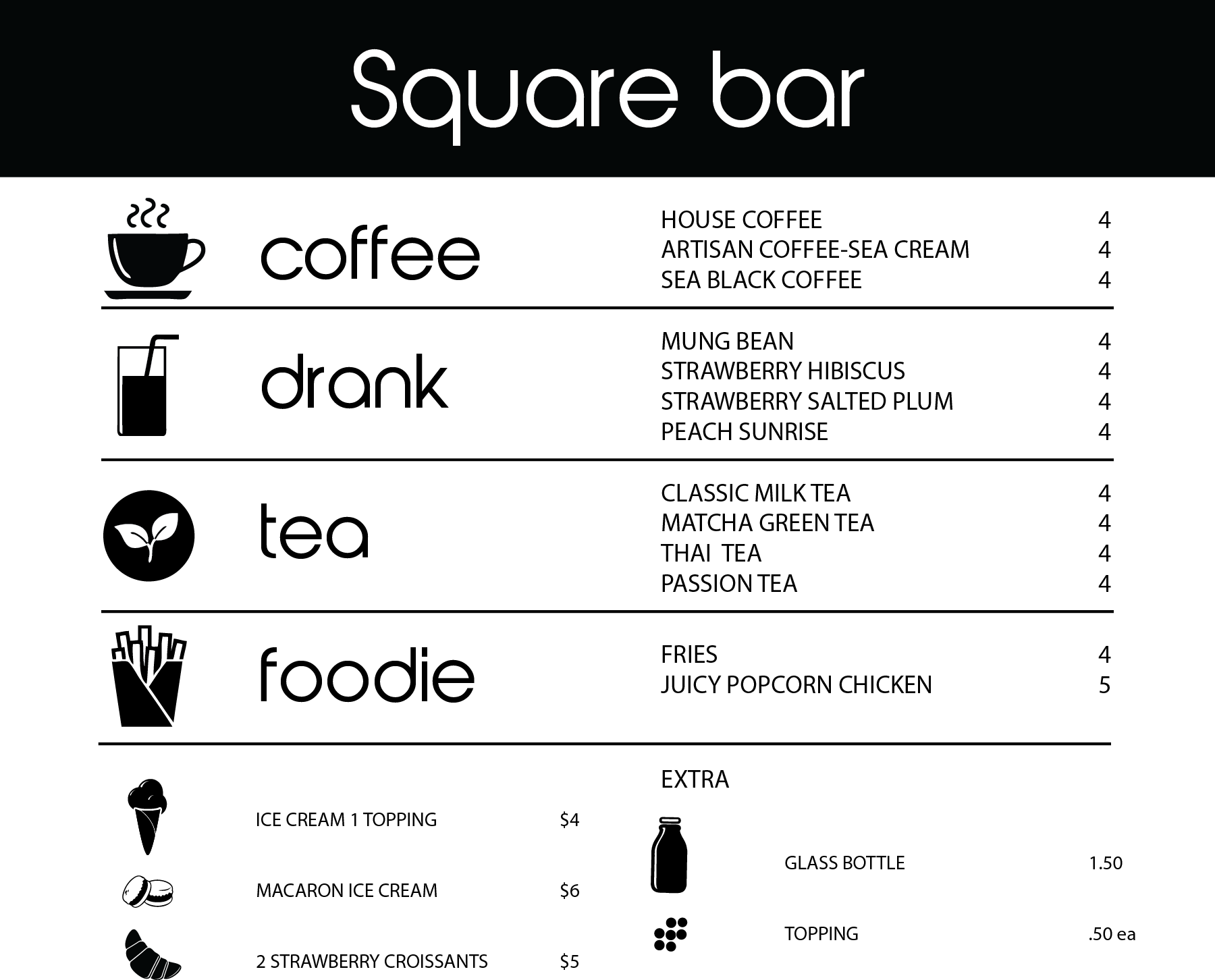 Found menu
