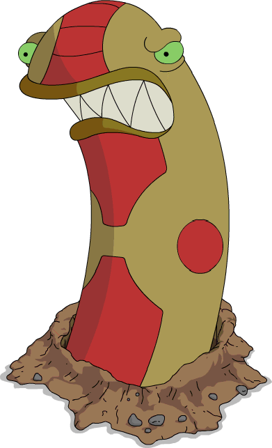 Three Slots Monster Menu - Tapped Out Beasts Treehouse Of Horror Xxvii (391x643), Png Download