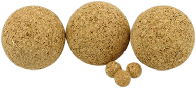 Large And Small Cork Balls - Cork (400x400), Png Download