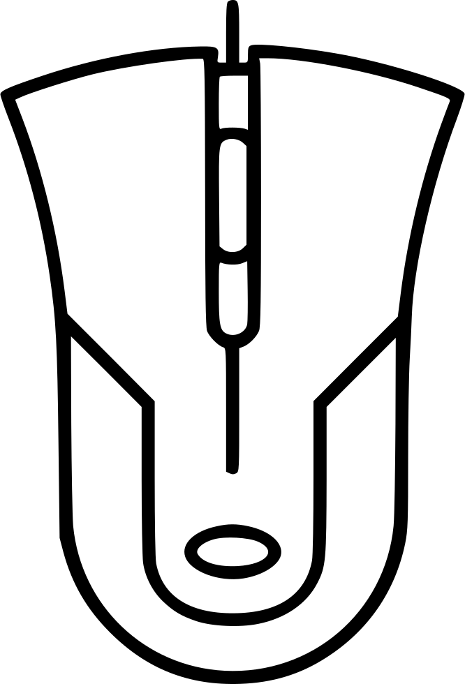 Gaming Mouse - - Icon (666x980), Png Download