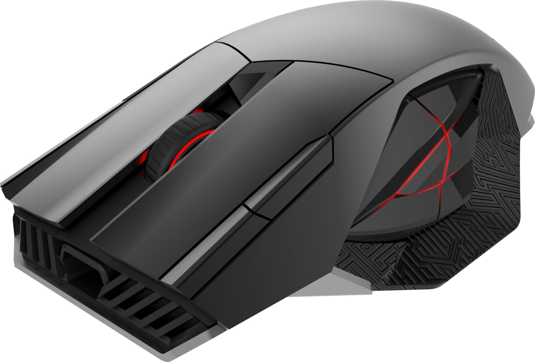 Rog Spatha Wireless Gaming Mouse Side2 Rog Spatha Wireless - Asus Rog Mouse (1852x1255), Png Download