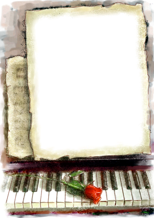 Portrait On The Piano - Rooh Ki Awaz Shayari Urdu (316x448), Png Download