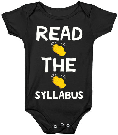 Read The Syllabus Clap Emoji Baby Onesy - Baby Suit Fullmetal Alchemist (484x484), Png Download