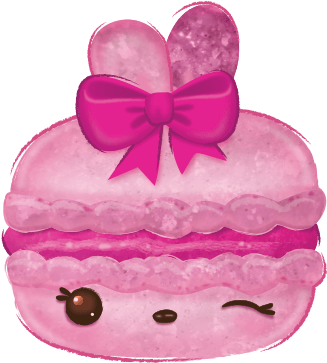 Creme Filled Num S - Num Noms Madlyn Macron (445x430), Png Download