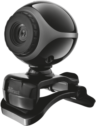 Webcam Transparent Images - Trust Exis Webcam 17003 (415x488), Png Download