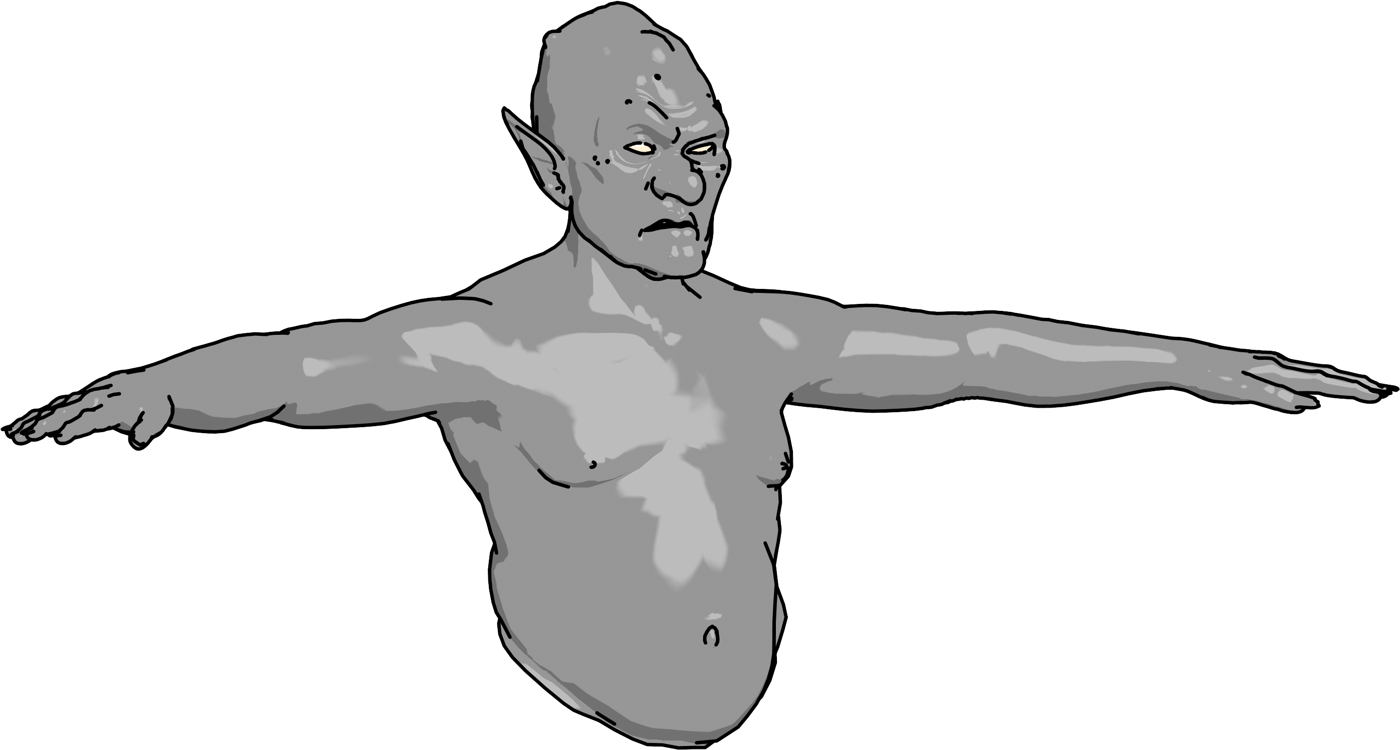 Ogre Png Clipart Picture - Portable Network Graphics (2827x1530), Png Download