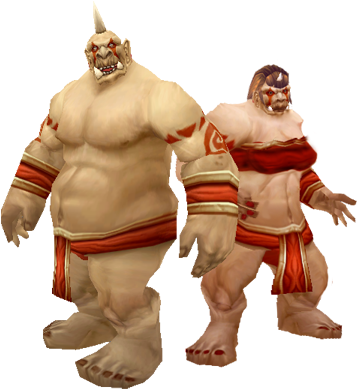 Enter Image Description Here - Ogre Warcraft (367x394), Png Download