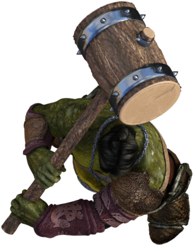 Ogre Tokens By Emily Smirle Is Licensed Under A Creative - Figurine (595x595), Png Download