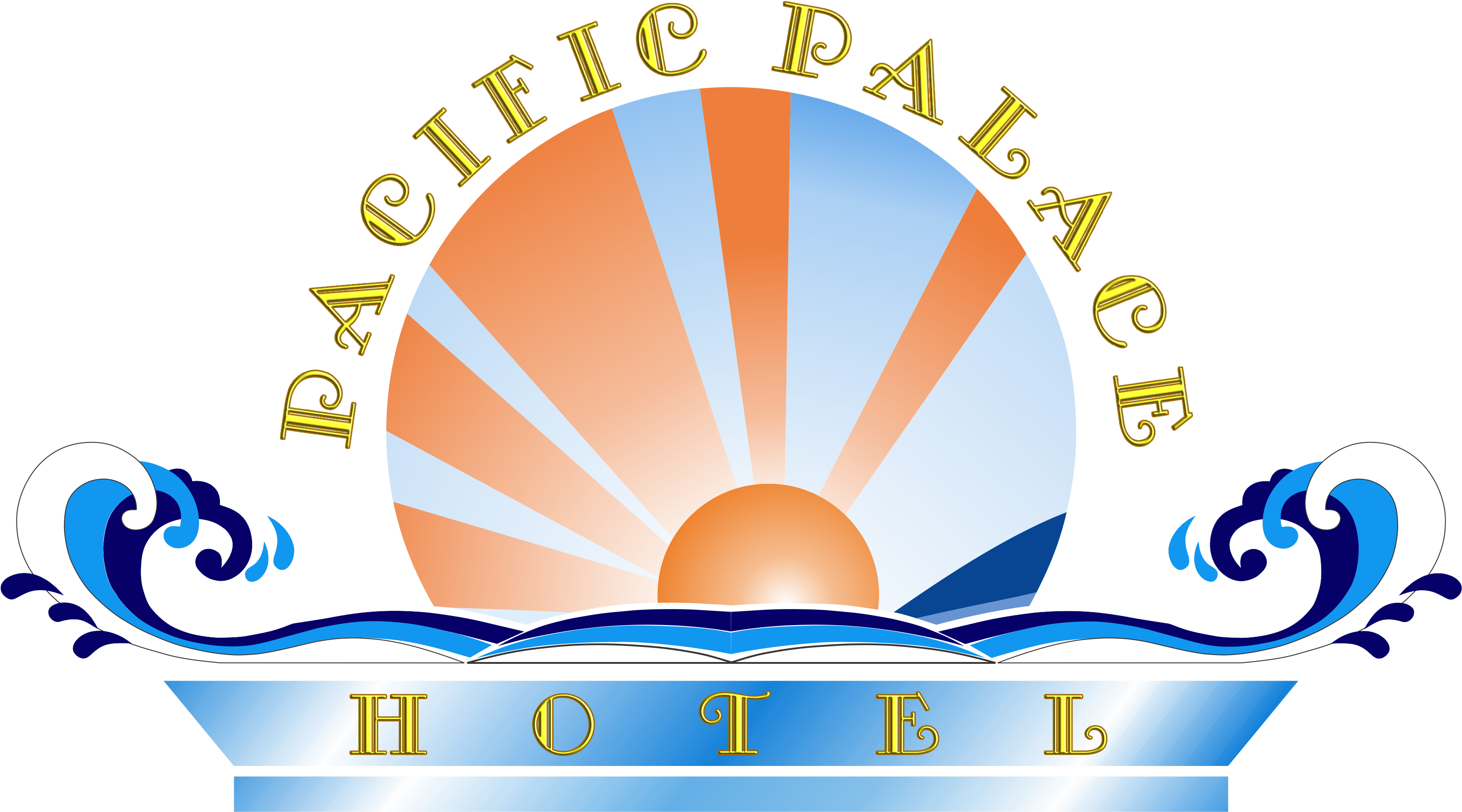 Pacific Palace Hotel - Logo Pacific Palace Hotel Batam (3362x1895), Png Download