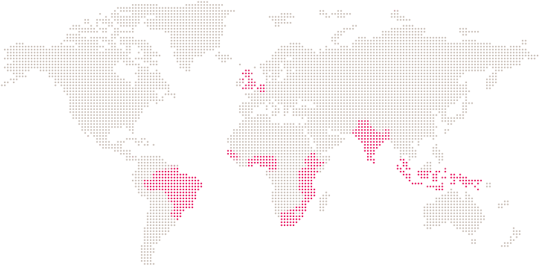 We Work In Over 18 Countries Worldwide - Cross-stitch (787x424), Png Download