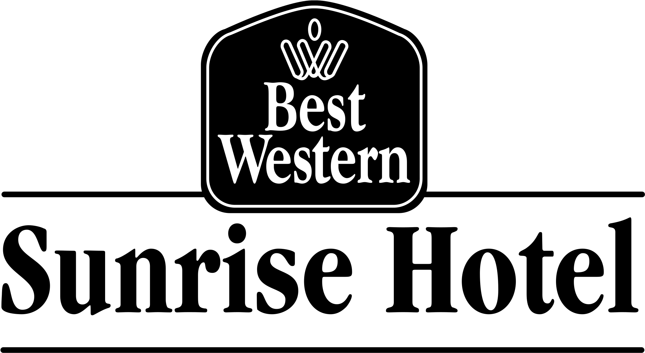 Best Western Sunrise Hotel Logo Png Transparent - Best Hotel Logos Ever (2400x2400), Png Download