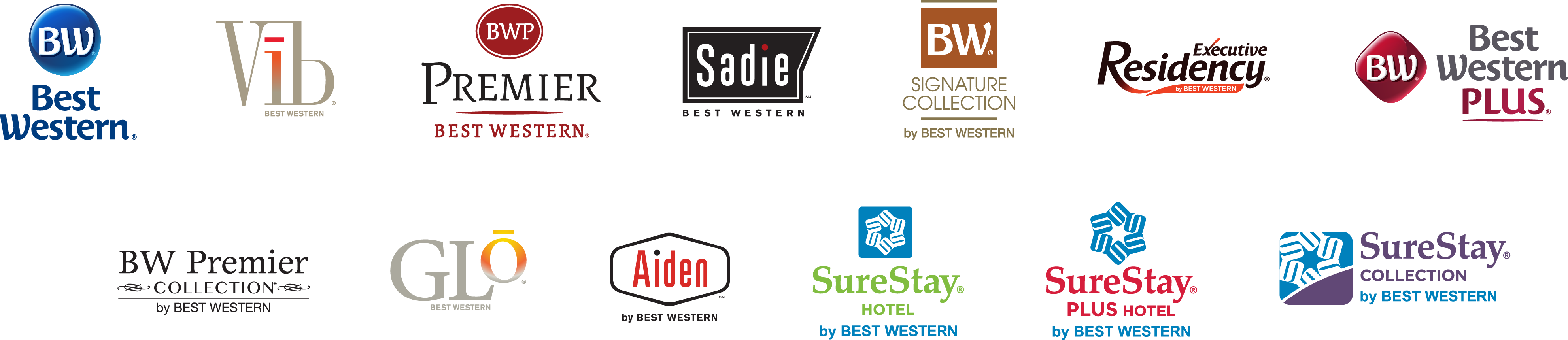 Each Best Western® Branded Hotel Is Independently Owned - Hoteles De Best Western Hotels & Resorts (3966x860), Png Download