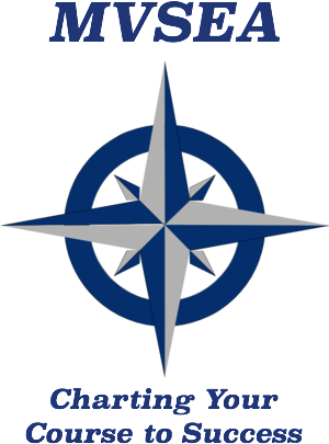 ﻿mvsea Is Attending The 2017 Surface Navy Association - Blue Compass Rose (640x480), Png Download